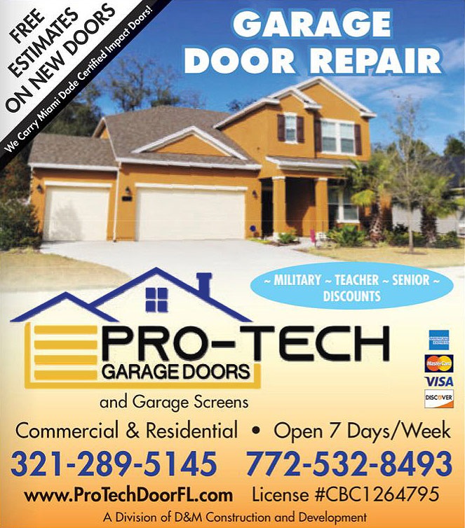 Pro-Tech Garage Doors flyer 