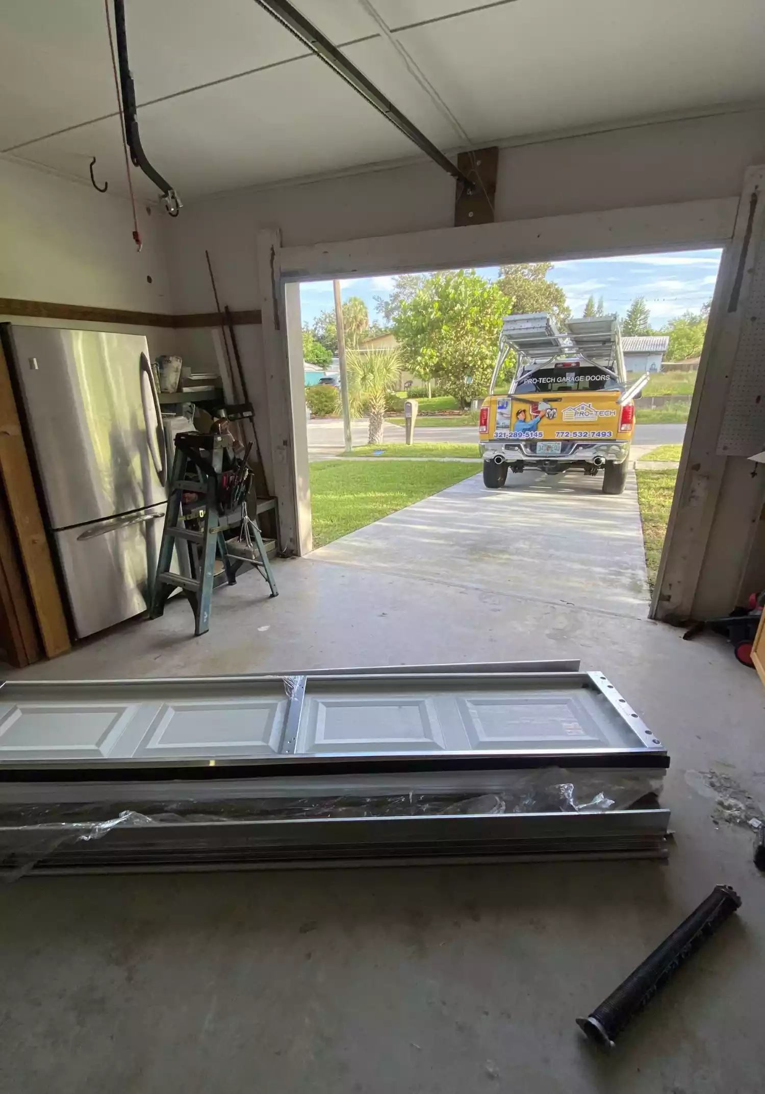 Pro-Tech Garage Doors through a garage door