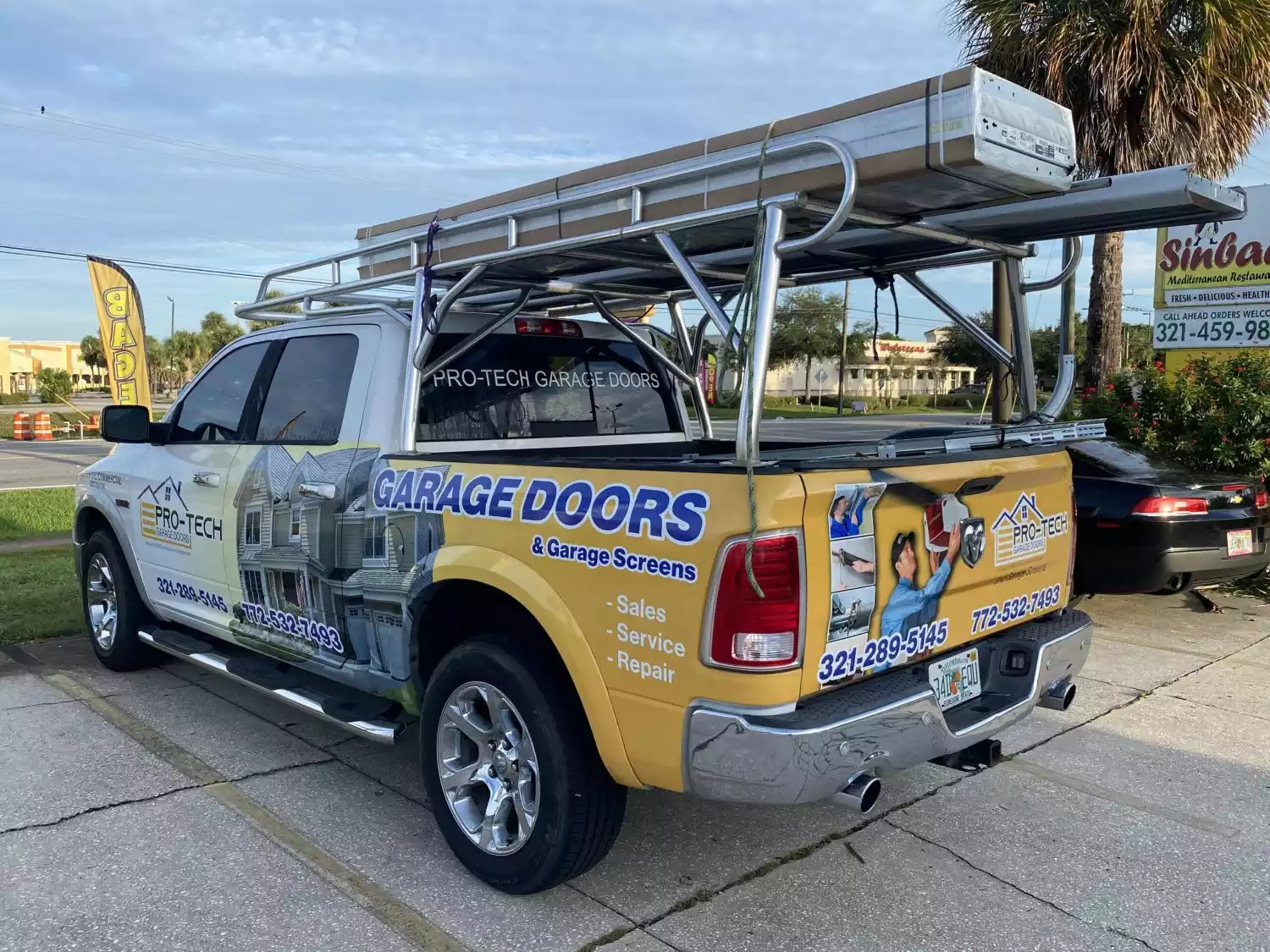 Pro-Tech Garage Doors service truck